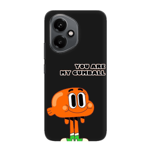 Honor Magic 400 You are my gumball Black Colored Silicone TPU Θήκη